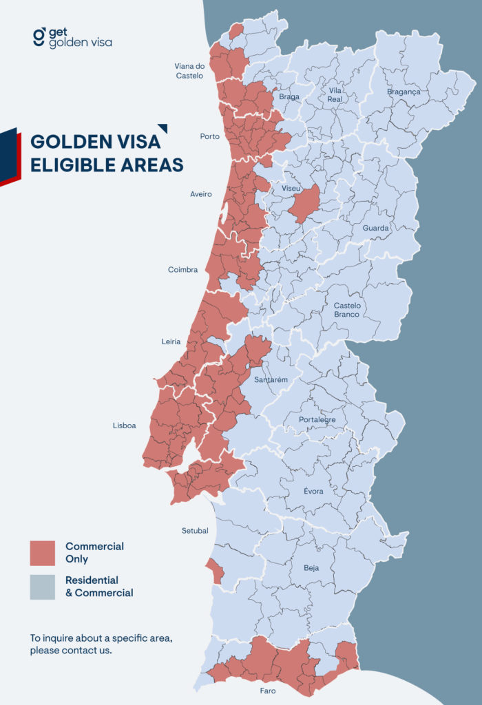 Portugal passvisa areas