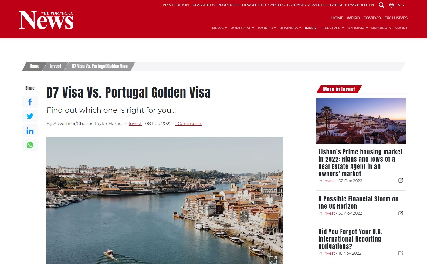 D7 or Portugal passvisa: Which One Is Right for You